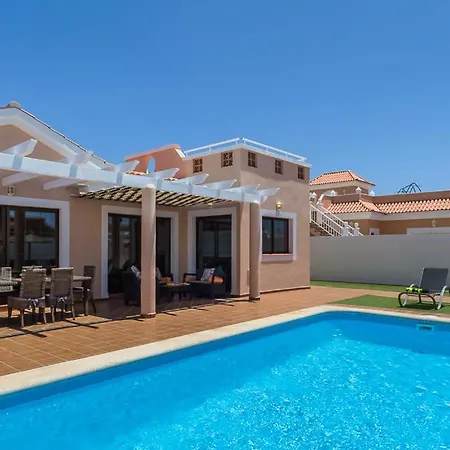 With Private Pool, Near And Golf Caleta De Fuste- Charlotte Vila Costa De Antigua