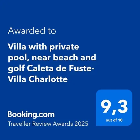 With Private Pool, Near And Golf Caleta De Fuste- Charlotte * コスタ・デ・アンティグア