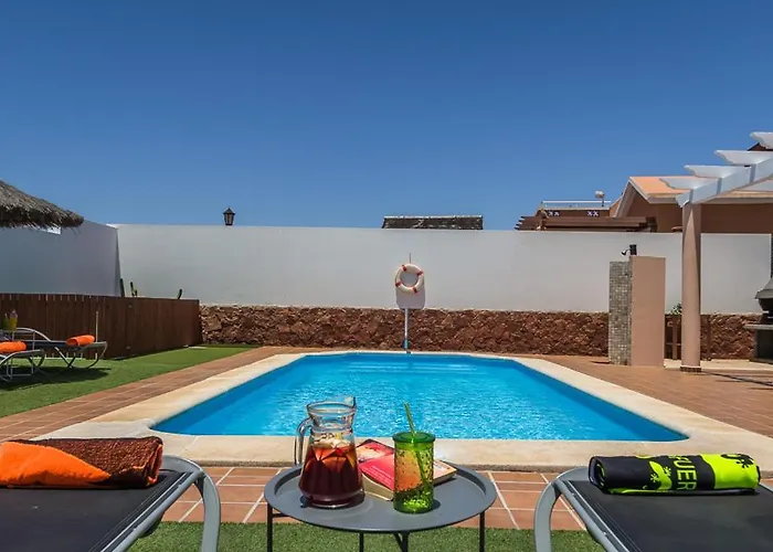 Vila With Private Pool, Near And Golf Caleta De Fuste- Charlotte Costa De Antigua
