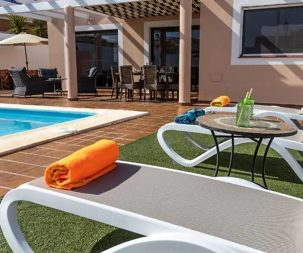 With Private Pool, Near And Golf Caleta De Fuste- Charlotte * Costa De Antigua