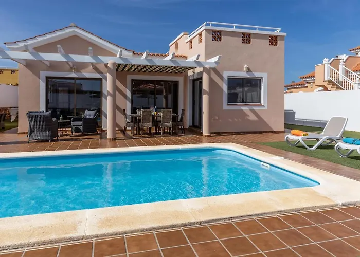 Vila With Private Pool, Near And Golf Caleta De Fuste- Charlotte