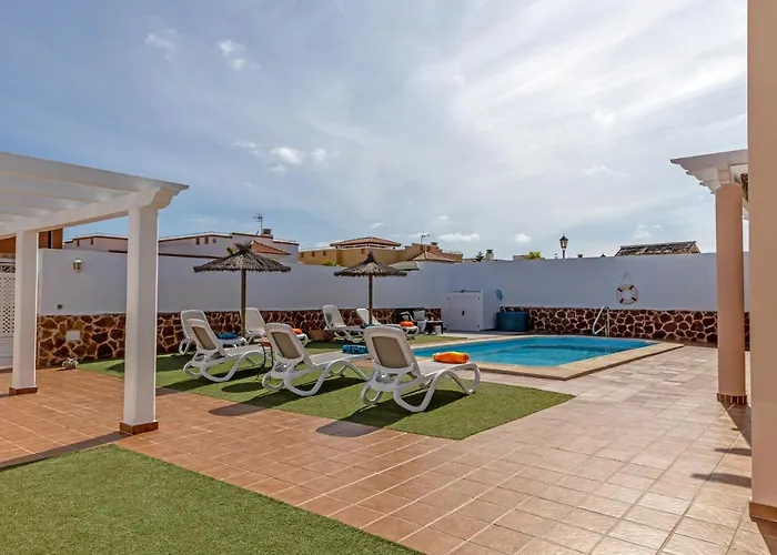 Vila With Private Pool, Near And Golf Caleta De Fuste- Charlotte Costa De Antigua