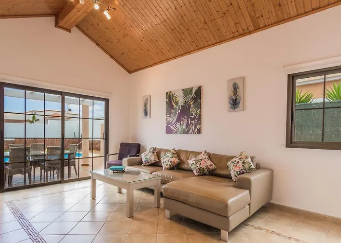 With Private Pool, Near And Golf Caleta De Fuste- Charlotte Vila Costa De Antigua