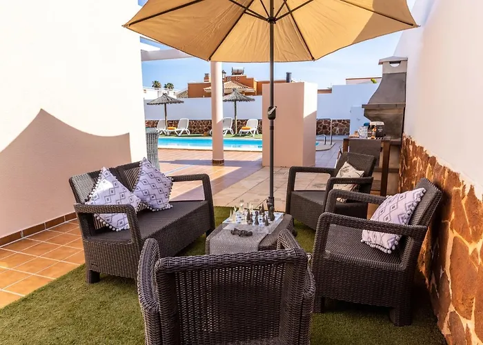 With Private Pool, Near And Golf Caleta De Fuste- Charlotte * Costa De Antigua