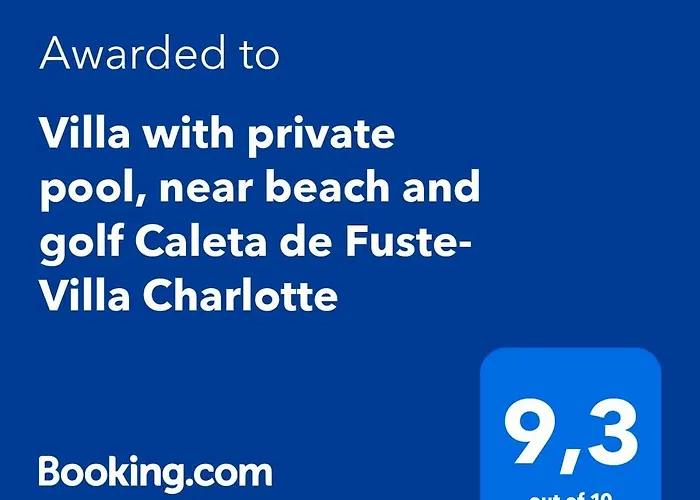 With Private Pool, Near And Golf Caleta De Fuste- Charlotte * Costa De Antigua